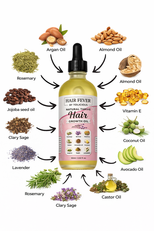 Hair Fever Growth Thrive Oil By Tolicious