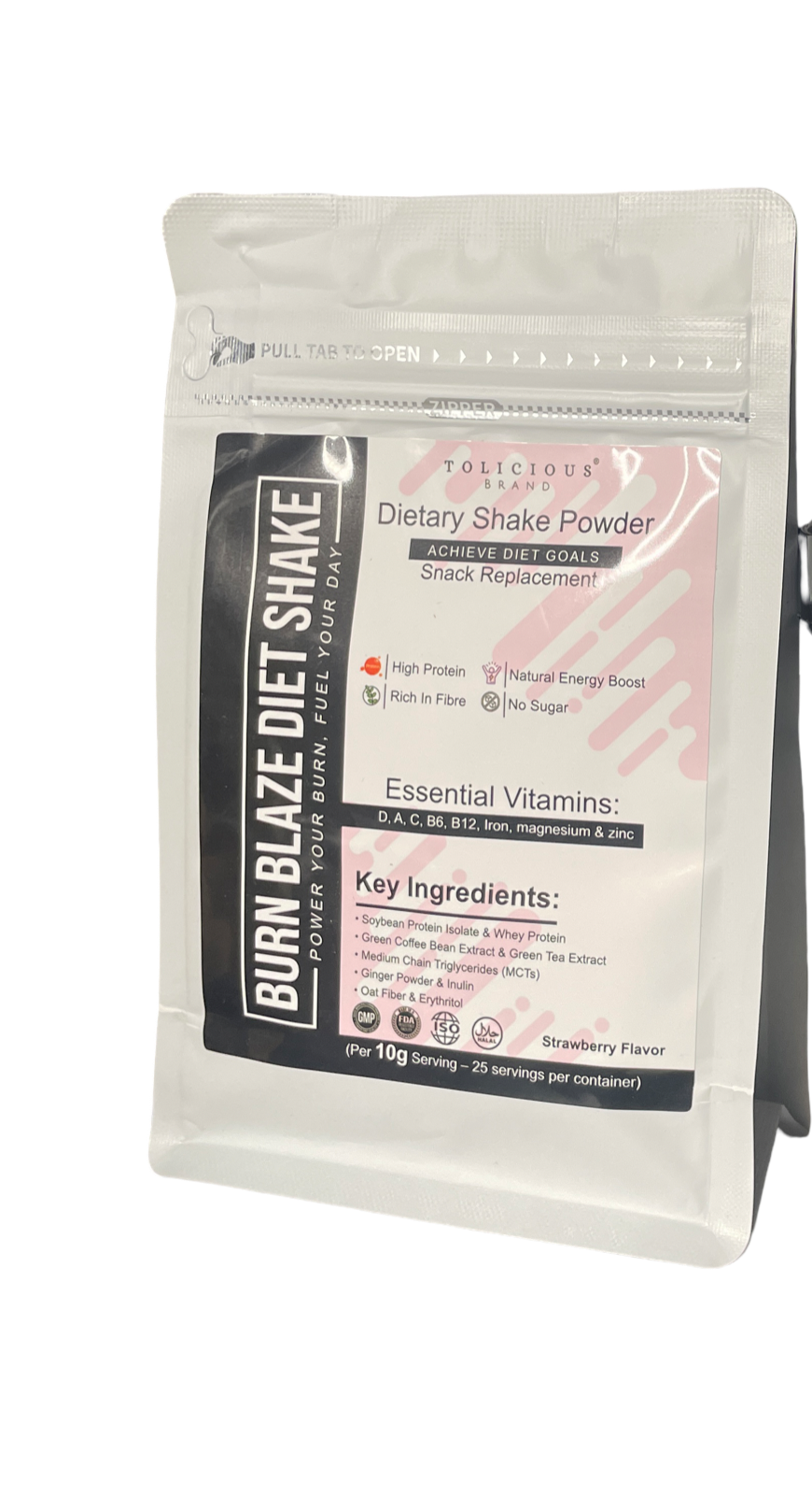 Burn Blaze Diet Shake. Vanilla. Gut Blend