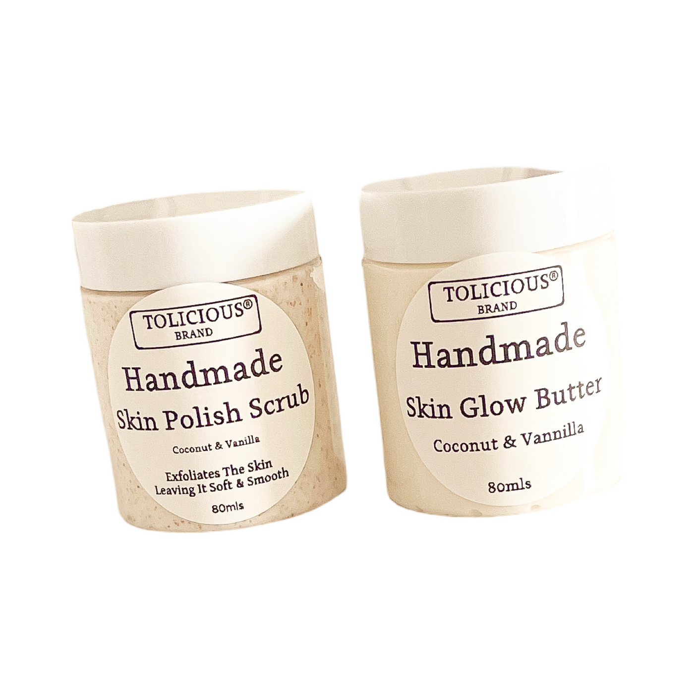 Foaming Skin Polish Scrub With Exfoliating and Moisturizing Effect From Tolicious Brand. Handmade In The UK  Skin Care Brand