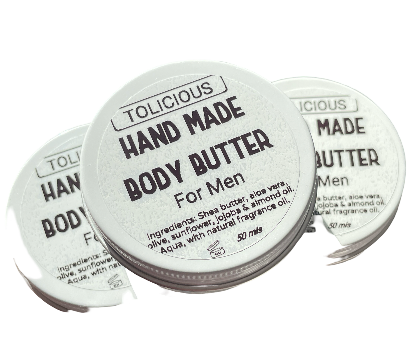 Handmade Body Butter For Men by Tolicious®️ Brand.