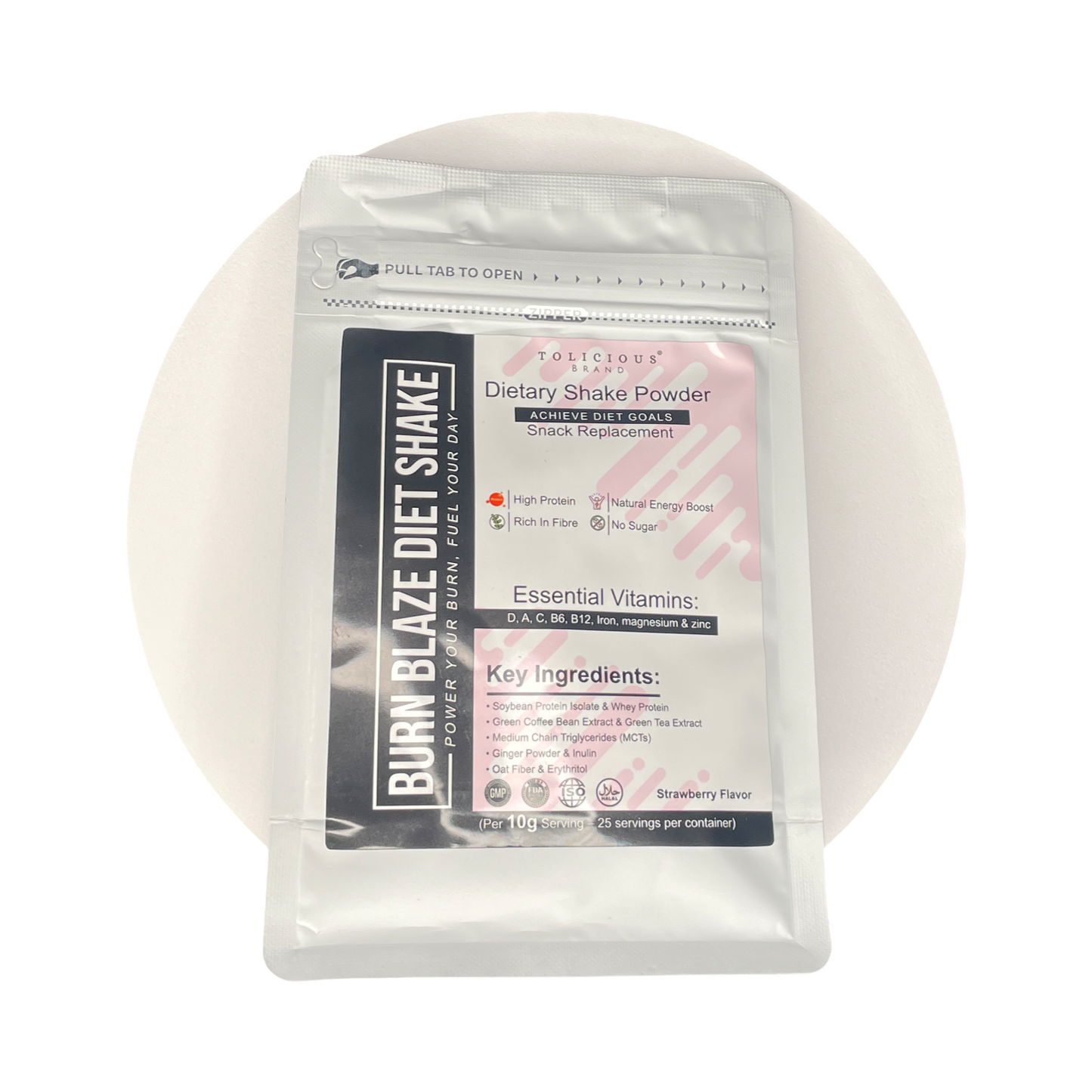 Burn Blaze Diet Shake. Vanilla. Gut Blend