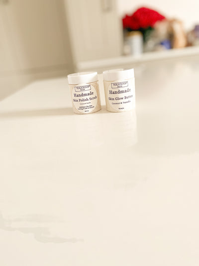 Foaming Skin Polish Scrub With Exfoliating and Moisturizing Effect From Tolicious Brand. Handmade In The UK  Skin Care Brand
