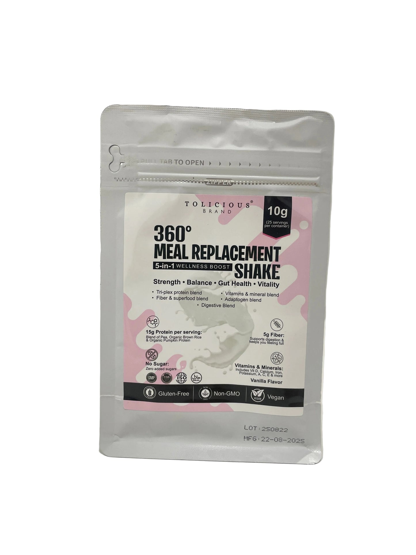 360° Meal Replacement Shake. 5-in-1 Natural Wellness Blend