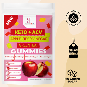 Keto + ACV Gummies Infused With Green Tea Only 1 Pack