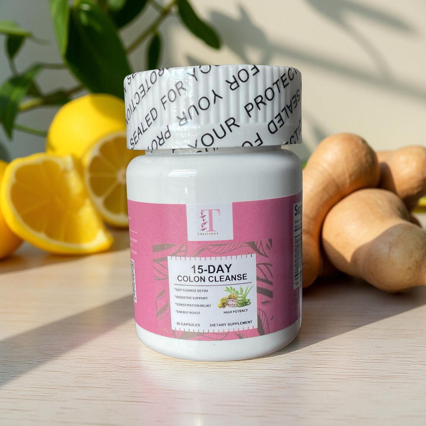 15-Day Colon Cleanse Tolicious capsules – Detox Naturally, Feel Lighter & Energized.